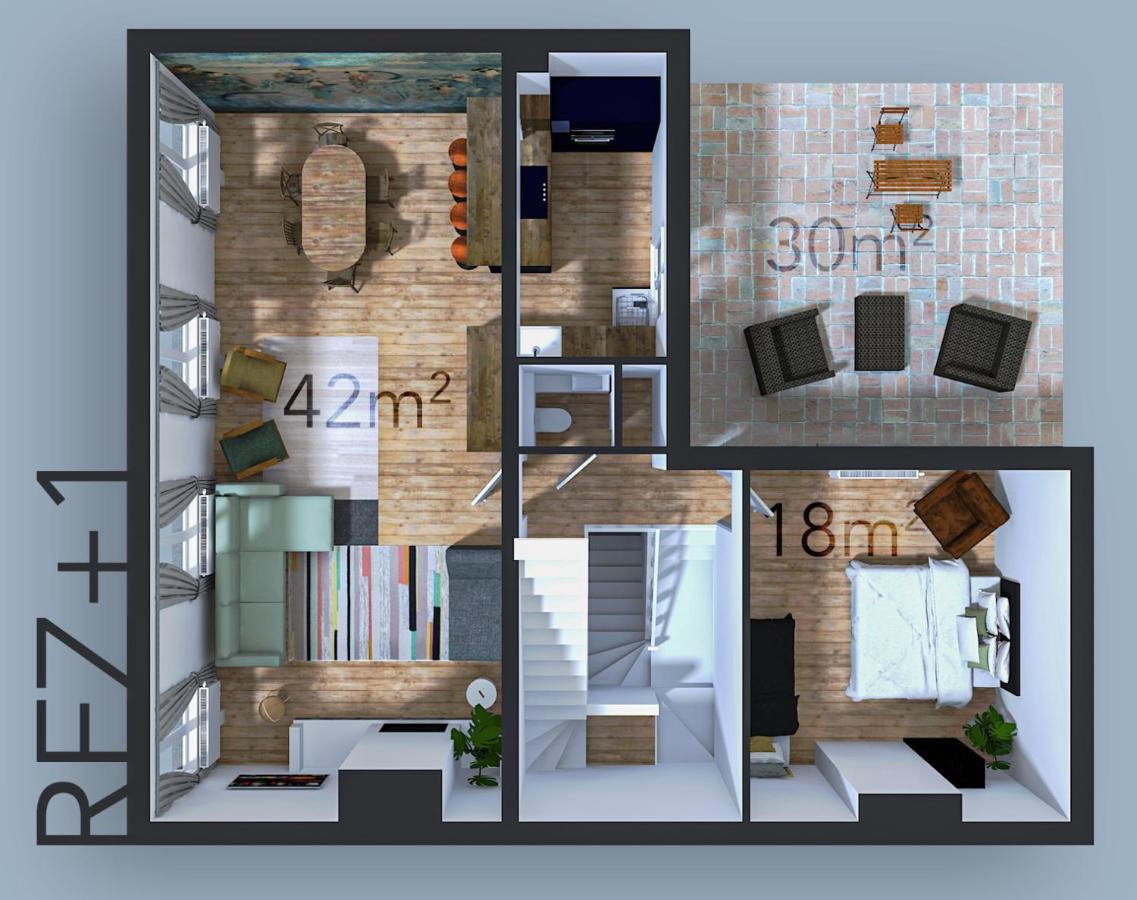 Apartmán Little Taiwan Lutych Exteriér fotografie